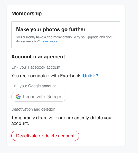 How do I delete my Account? – 500px Support Center